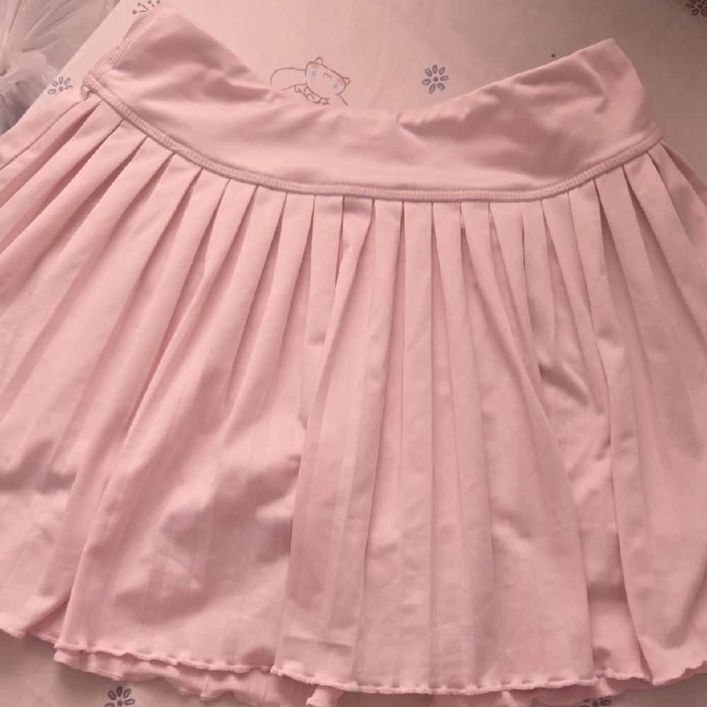 Pleated Pink Kids Skirt